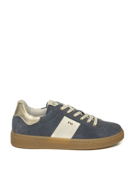 Sneaker camoscio blu NERO GIARDINI | E513004DVELOUR-AVIO